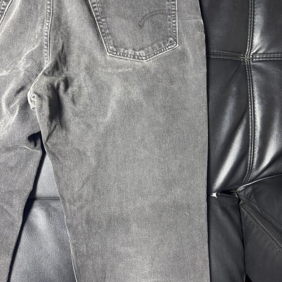 Levi's 550 Men's Straight Jeans Gray Denim Relaxed Fit 5-Pocket Design W44 L32 - Picture 8 of 16